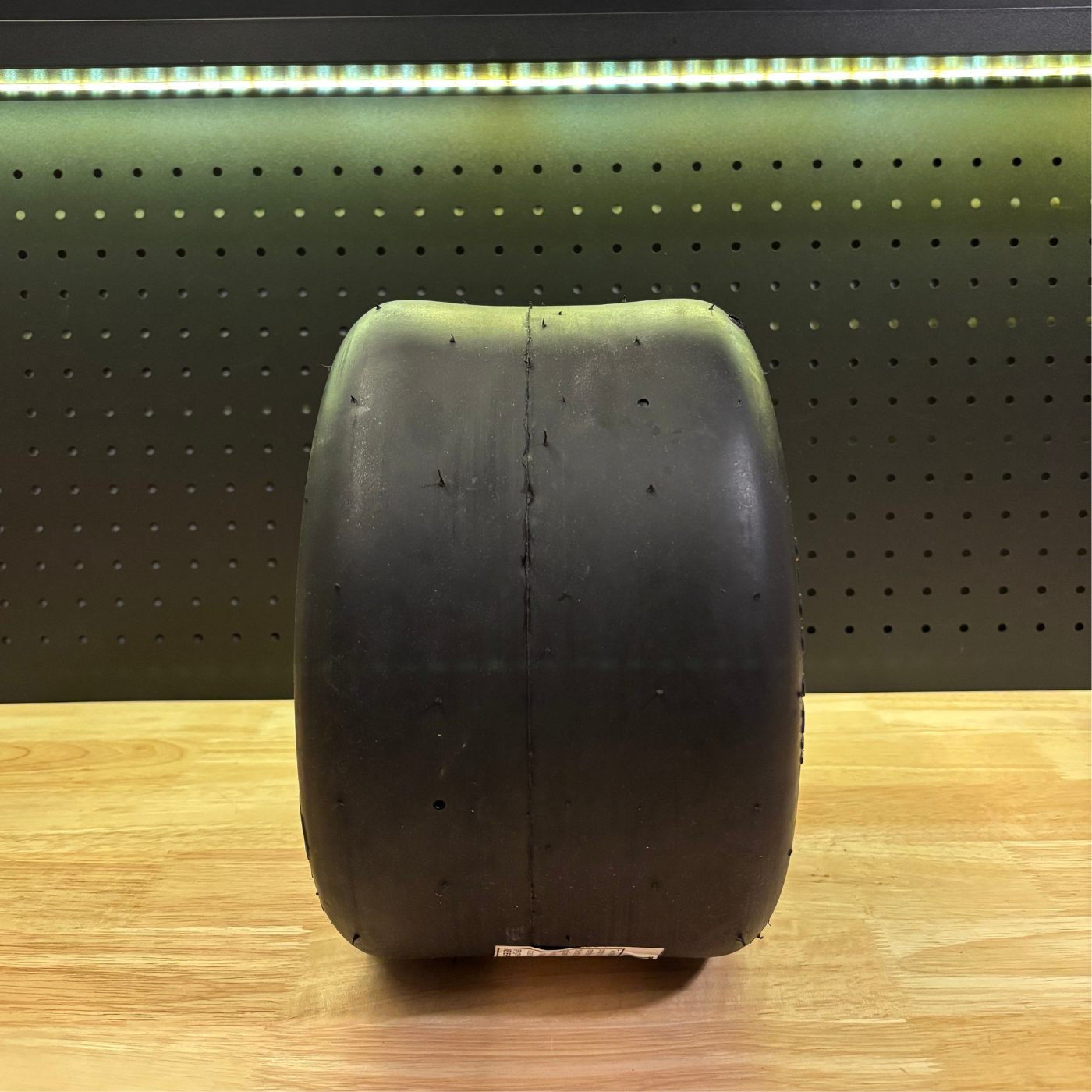Burris Onewheel Tire on Wood Table