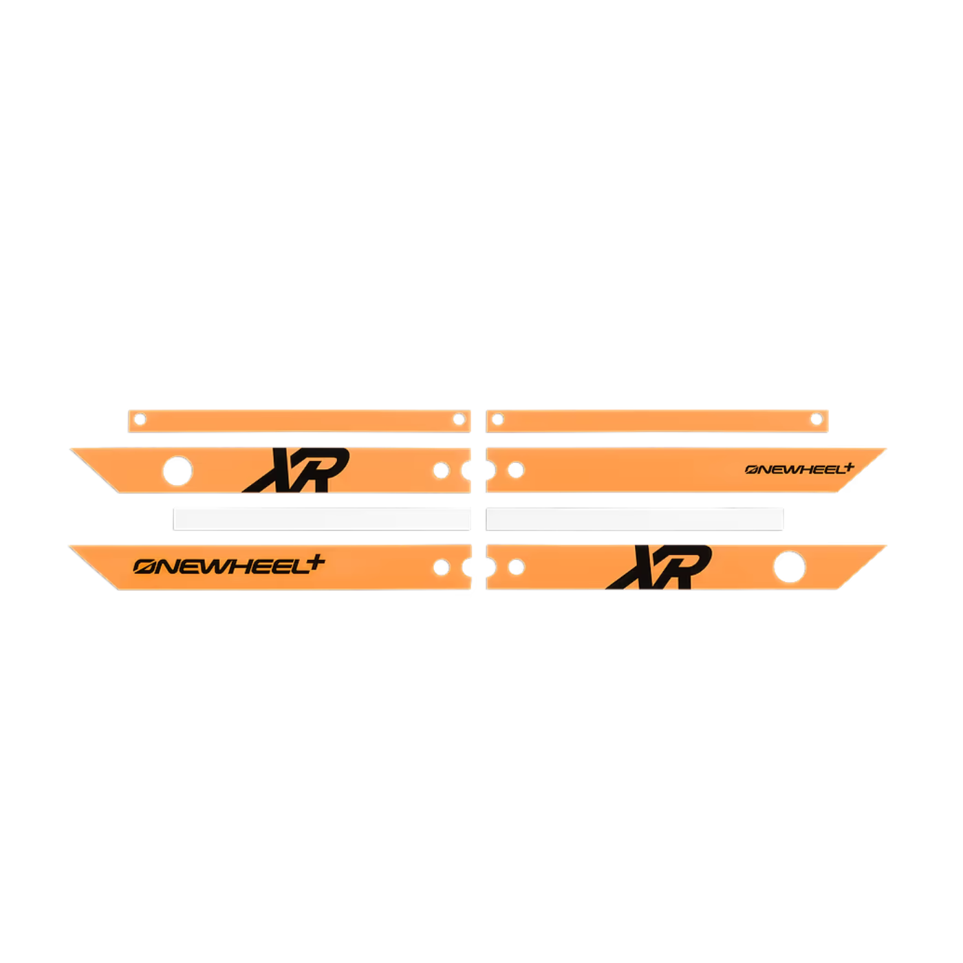 Fluorescent Orange Rail Guards for Onewheel XR