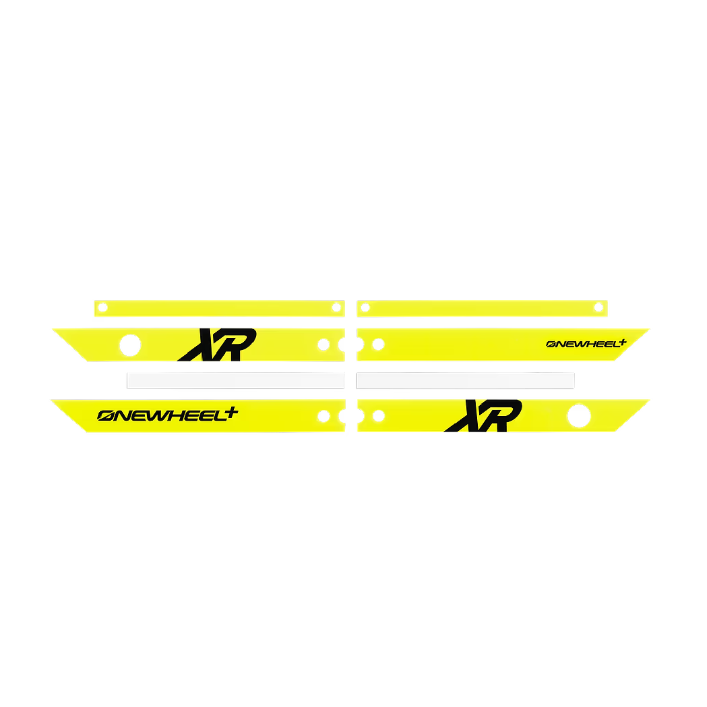 Fluorescent Yellow Rail Guards for Onewheel XR