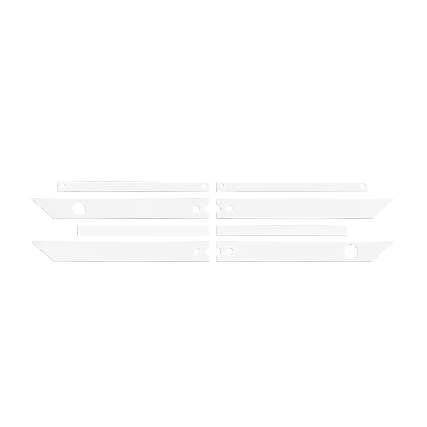 Transparent Rail Guards for Onewheel XR